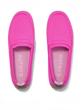 Rothy’s The Driver Loafers Size 10.5 Dragon Fruit